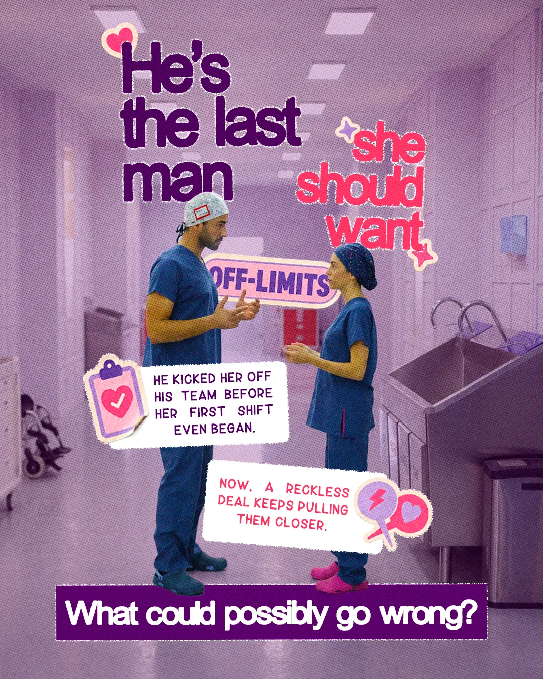 Post do romance médico He's the Last Man She Should Want