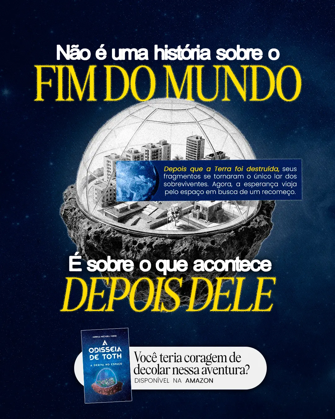 Post sobre ficção e o fim do mundo